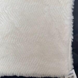 White Faux Fur Pillow